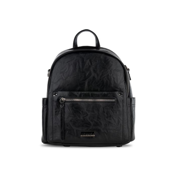 Zainetto nero da donna effetto vintage