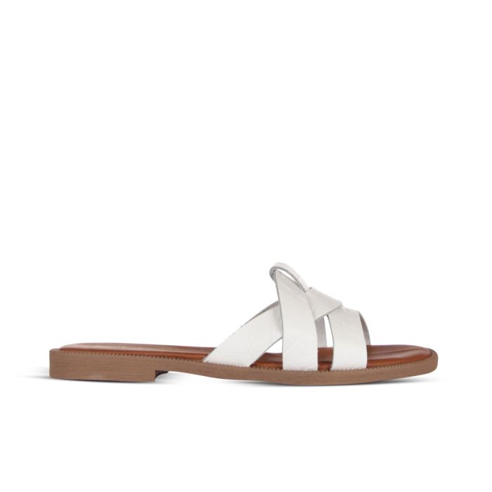 Ciabattine bianche stampa cocco