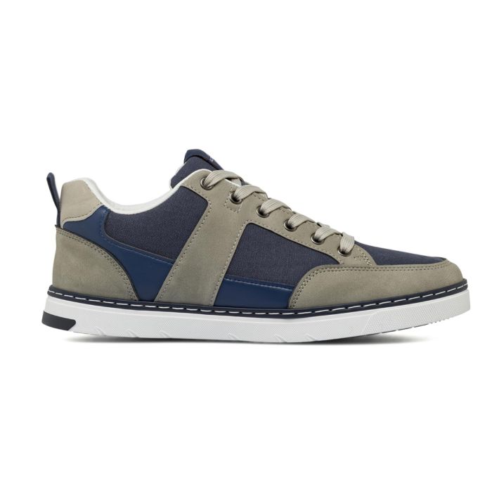 Sneakers blu e grigie da uomo ALTER. &. GO! con lacci e suola a contrasto