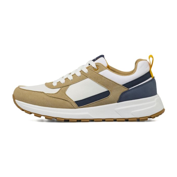 Sneakers beige e bianche da uomo ALTER. &. GO! con lacci