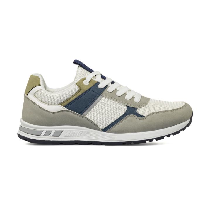Sneakers grigie e bianche da uomo ALTER. &. GO! con lacci