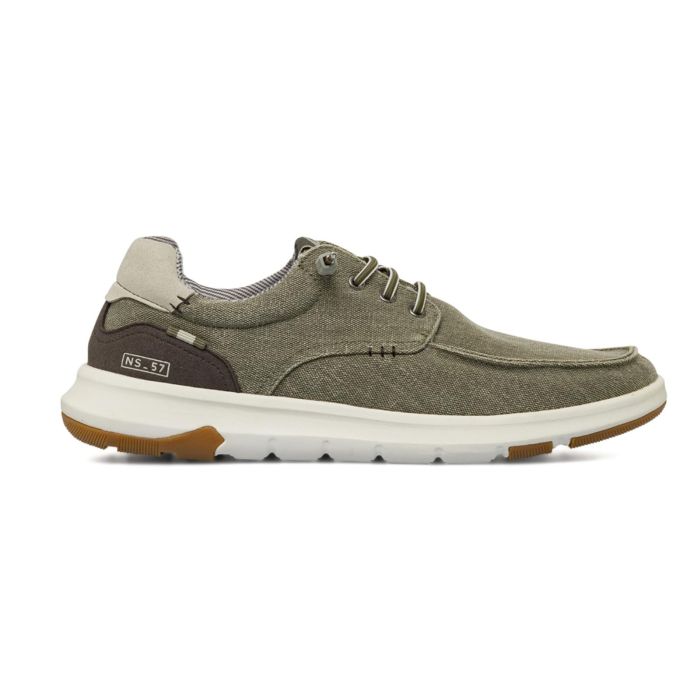 Sneakers beige North Sails da uomo in tela