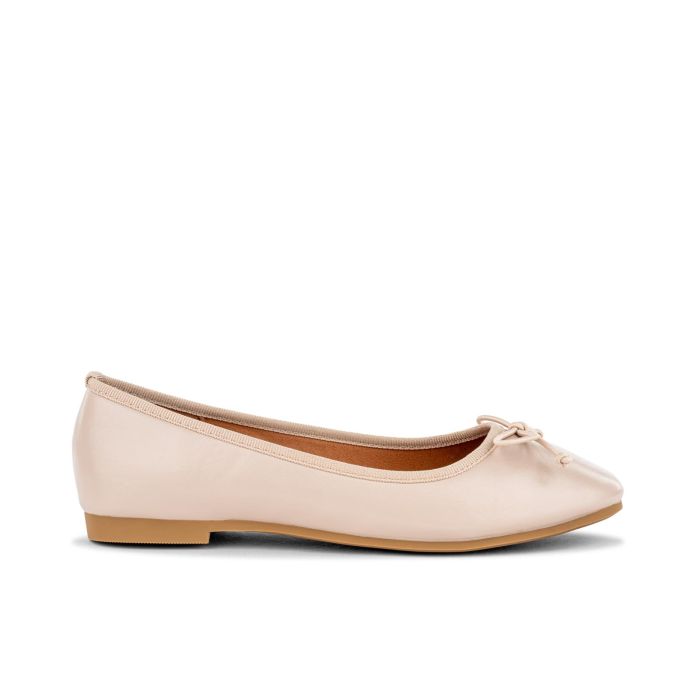 Ballerine rosa da donna con fiocchetto