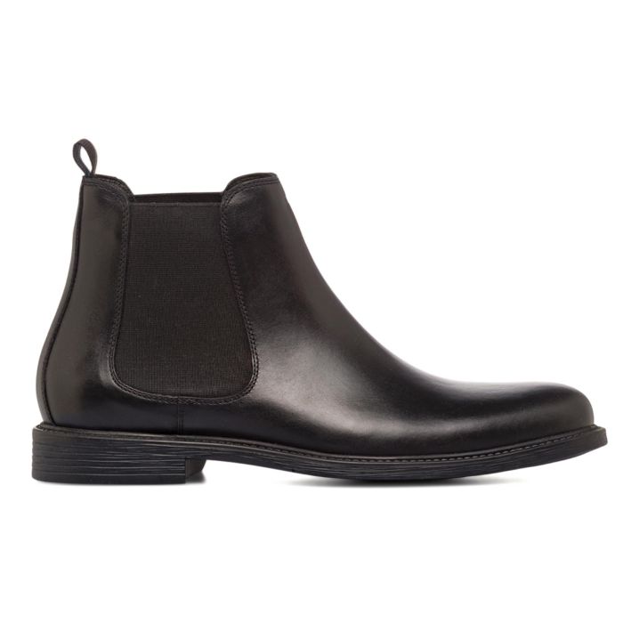 Chelsea neri da uomo eleganti in pelle