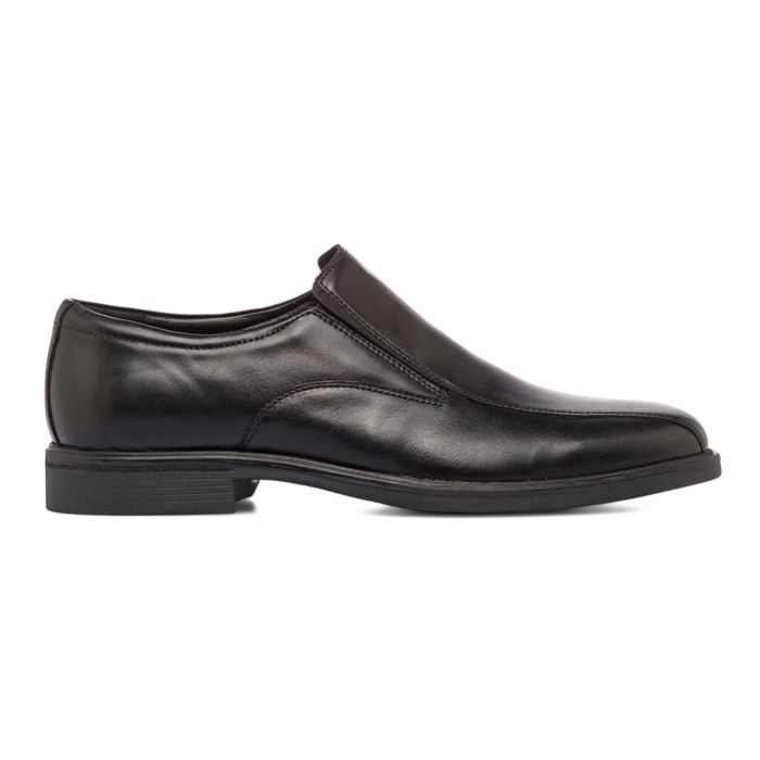 Slip-on comfort nere da uomo in pelle