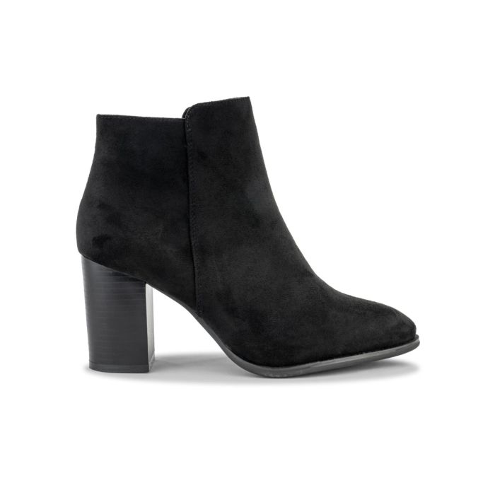 Stivaletti neri eleganti da donna con tacco alto