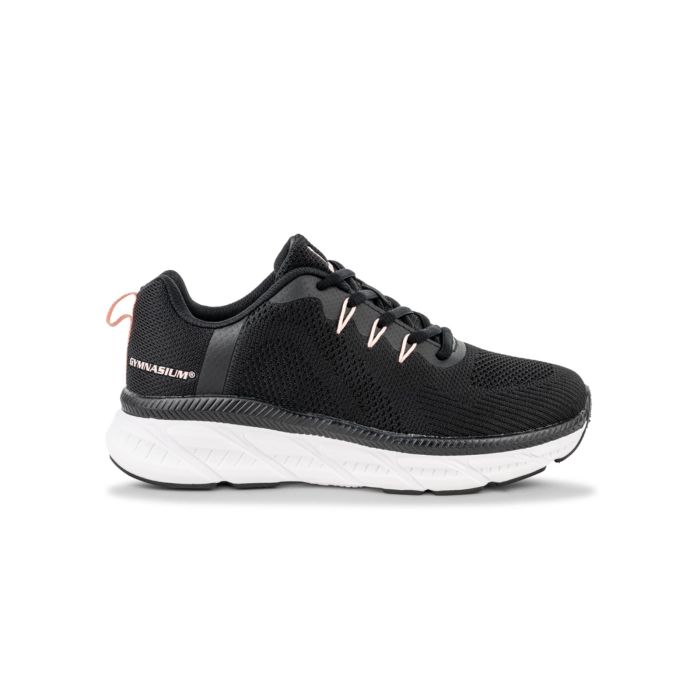 Sneakers donna nere da running con suola chunky