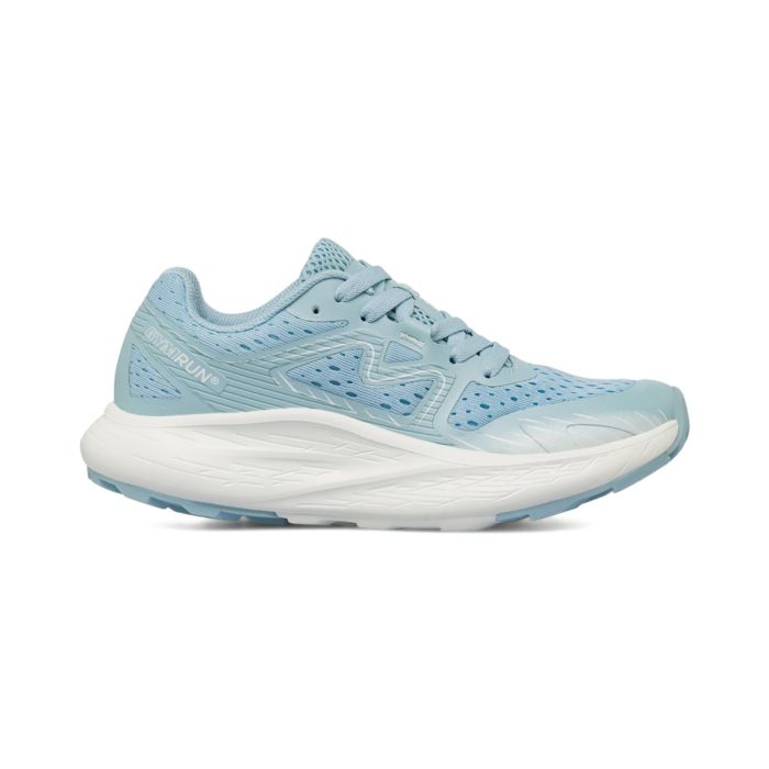 Sneakers donna da running azzurre con suola bianca GymRun