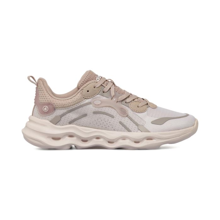 Sneakers beige Dimensione Danza da donna con suola chunky