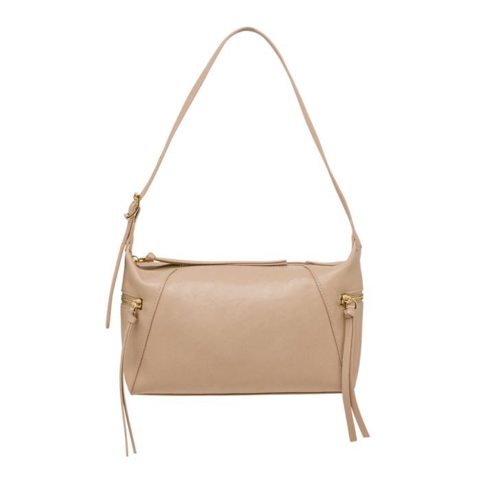 Borsa rosa Alesya da donna con pandagli laterali