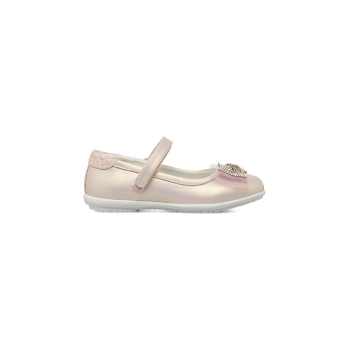 Ballerine rosa Alesya Girl da bambina con fiocco con strass