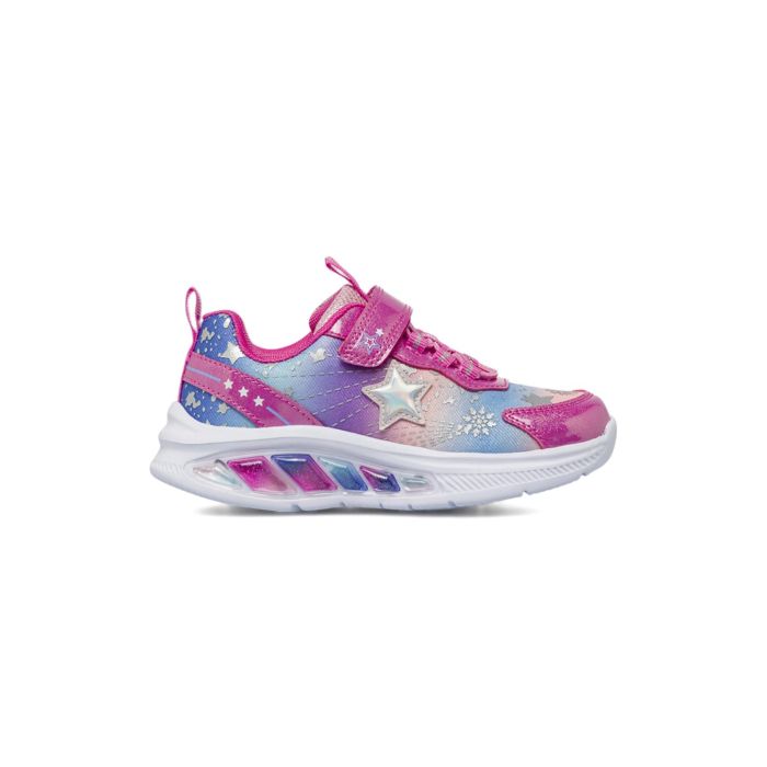 Sneakers fucsia Alesya Girl da bambina con stelle e luci