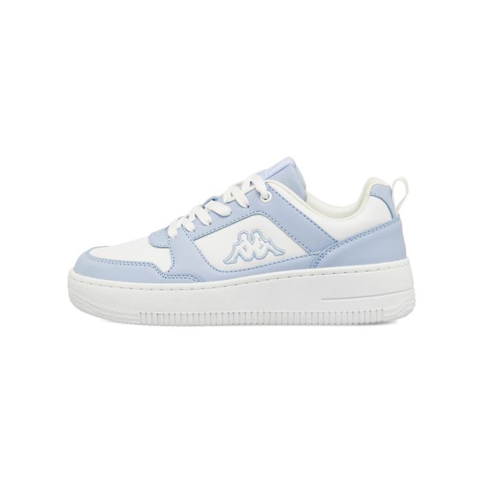 Sneakers Kappa azzurre da donna con suola platform e logo