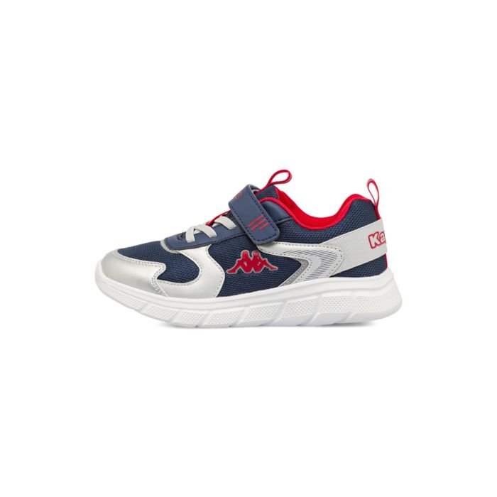 Sneakers blu bambino Kappa da ginnastica con lacci e velcro