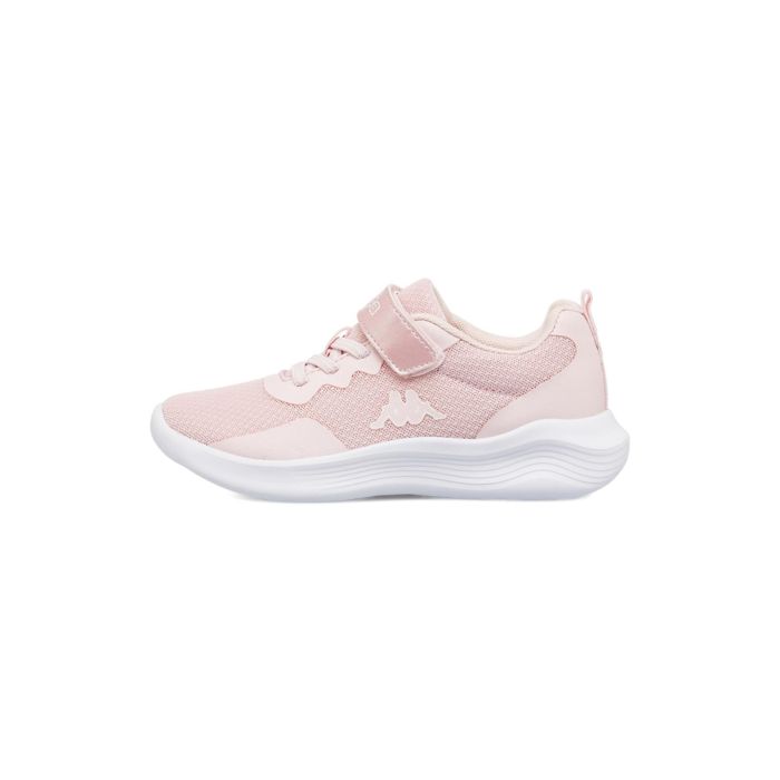 Sneakers rosa da bambina Kappa da ginnastica con lacci e velcro