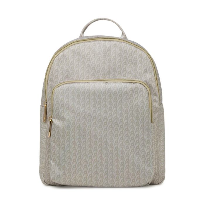 Zaino beige Dimensione Danza da donna in stampa multilogo