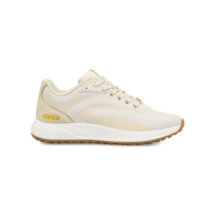 Sneakers beige Dimensione Danza da donna con logo