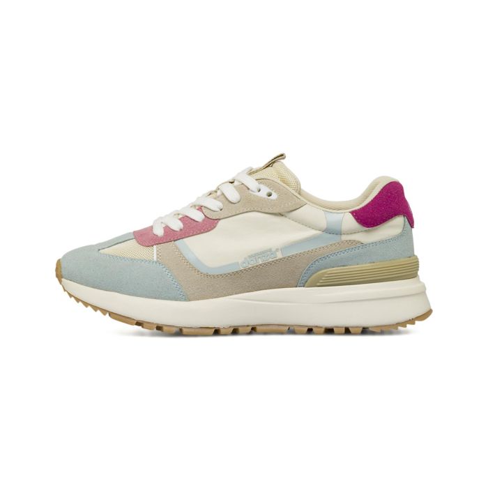 Sneakers beige e fucsia Dimensione Danza da donna con scritta logo