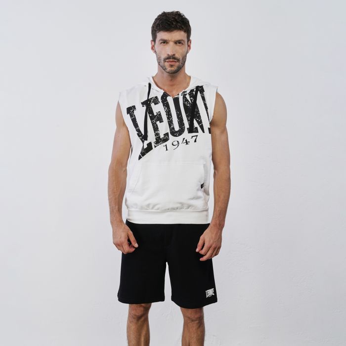 Pantaloncini sportivi neri da uomo con logo