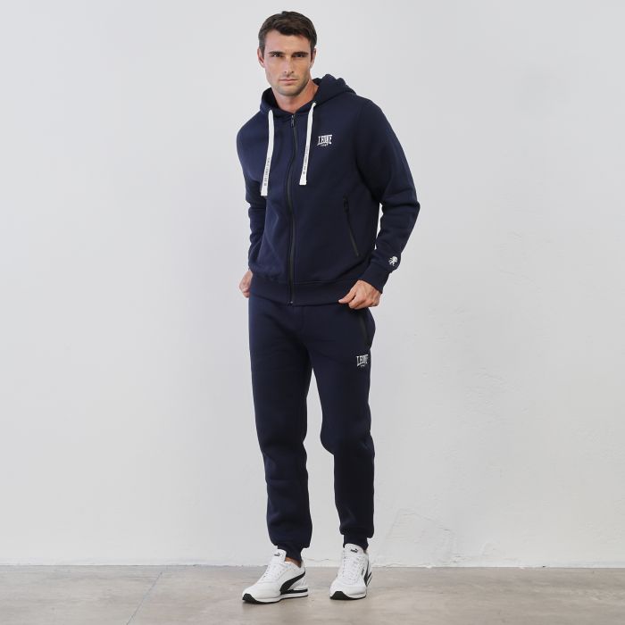 Pantaloni sportivi blu da uomo con coulisse