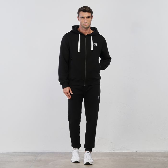 Pantaloni sportivi neri da uomo con coulisse