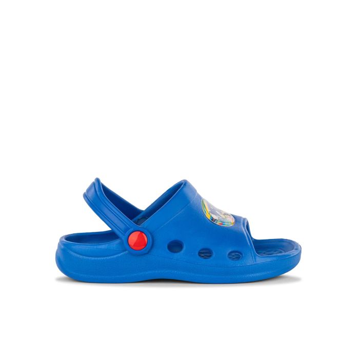 Sandali bimbo blu da mare in gomma stampa cartoon Sonic