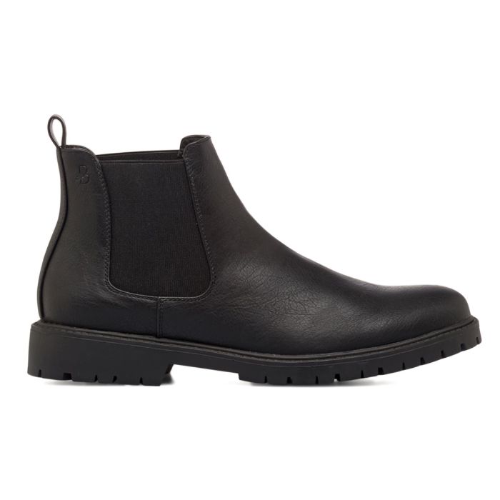 Stivaletti neri da uomo modello chelsea
