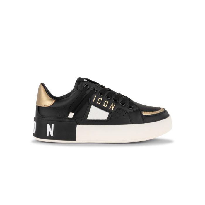 Sneakers nere Icon da donna con suola platform e logo laterale