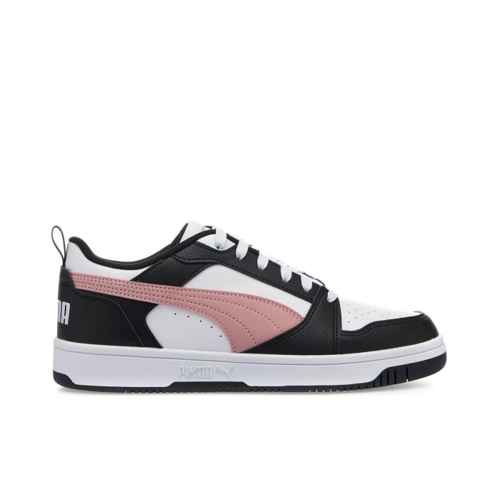 Sneakers basket da donna bianche e rosa rebound v6 low