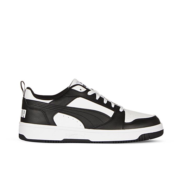 Sneakers basket da uomo bianche e nere Rebound V6