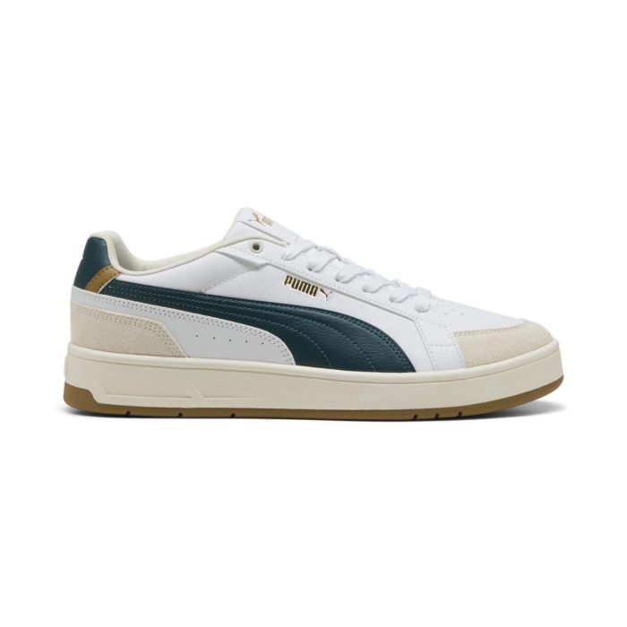 Sneakers tennis bianche e verdi da uomo Court Classic