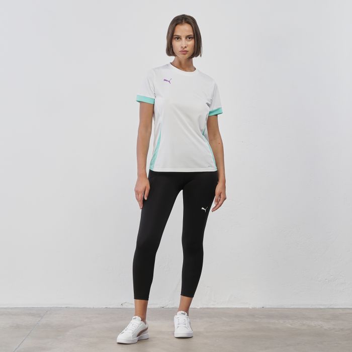 Leggins sportivi neri da donna con logo