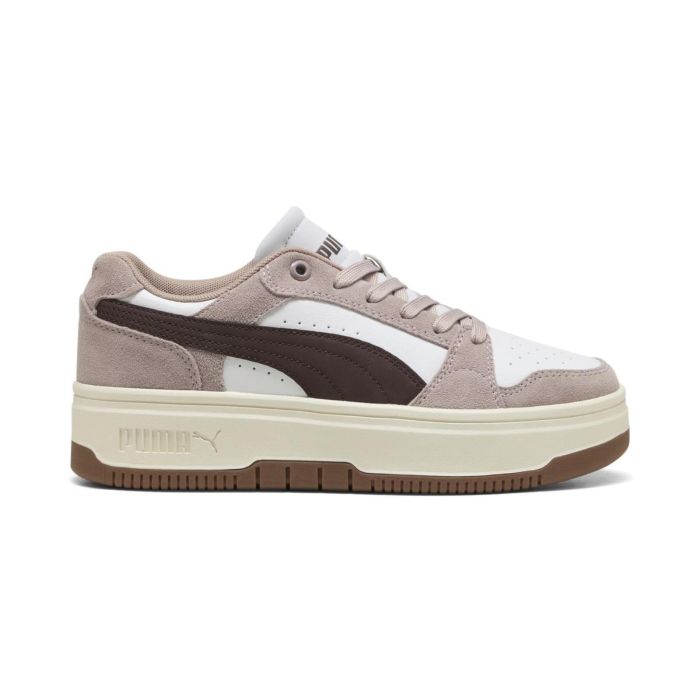 Sneakers rosa da donna Puma Rebound Femme Low SD con suola platform