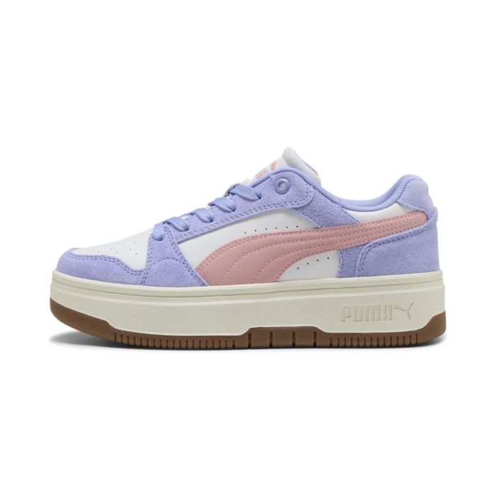 Sneakers viola da donna Puma Rebound Femme Low SD con suola platform