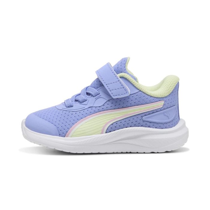 Sneakers viola da bambina Puma Skyrocket 2 da ginnastica con velcro