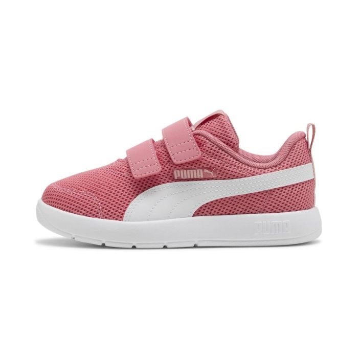 Sneakers rosa da bambina Puma Courtflex V3 da ginnastica