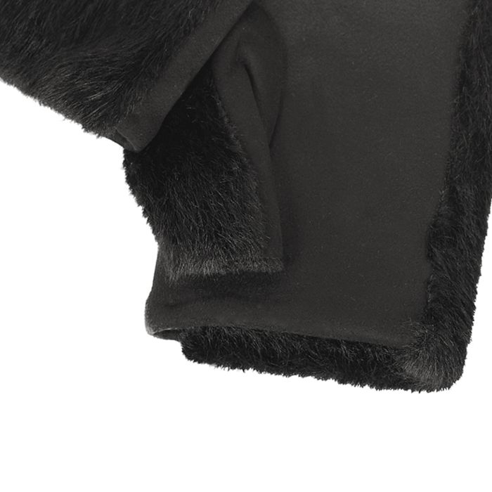 Guanti senza dita in alpaca Grigio chiaro