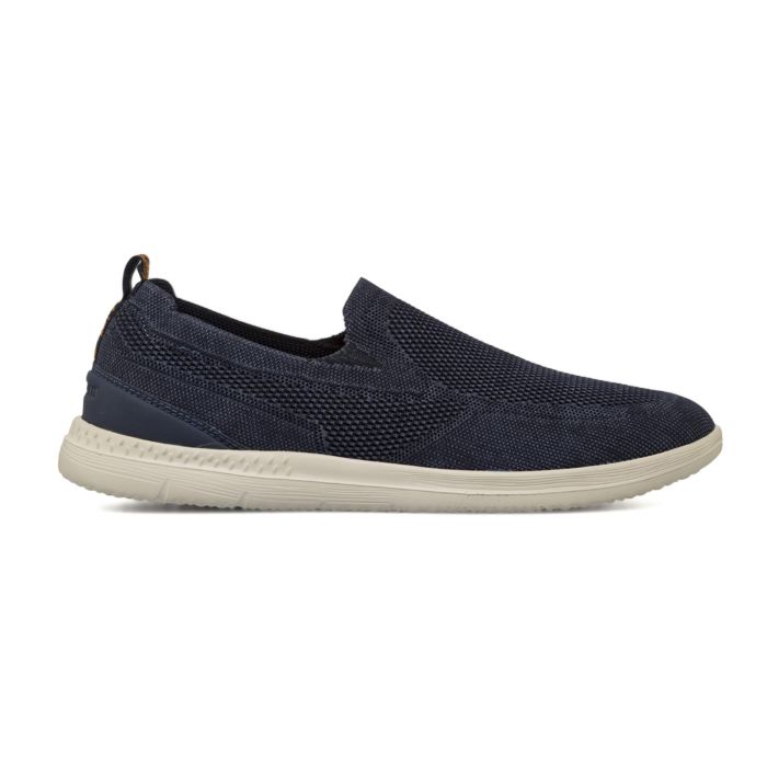 Sneakers slip-on blu da uomo Jeep Spirit in tessuto