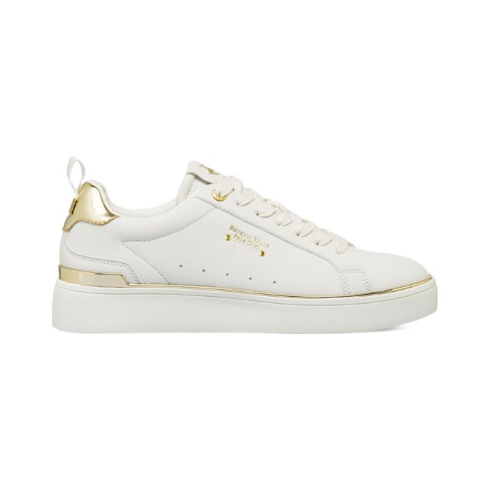 Sneakers bianche Beverly Hill Polo Club da donna con dettagli laminati